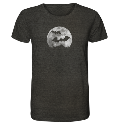 Fledermaus Silhouetten bei Vollmond - Organic Shirt