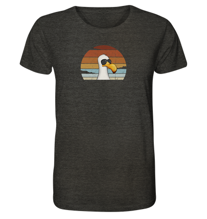 Cool lässige Retro Möwe - Organic Shirt