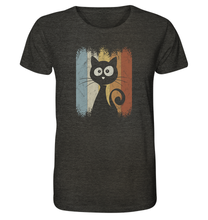 Retro Katze Silhouette - Organic Shirt
