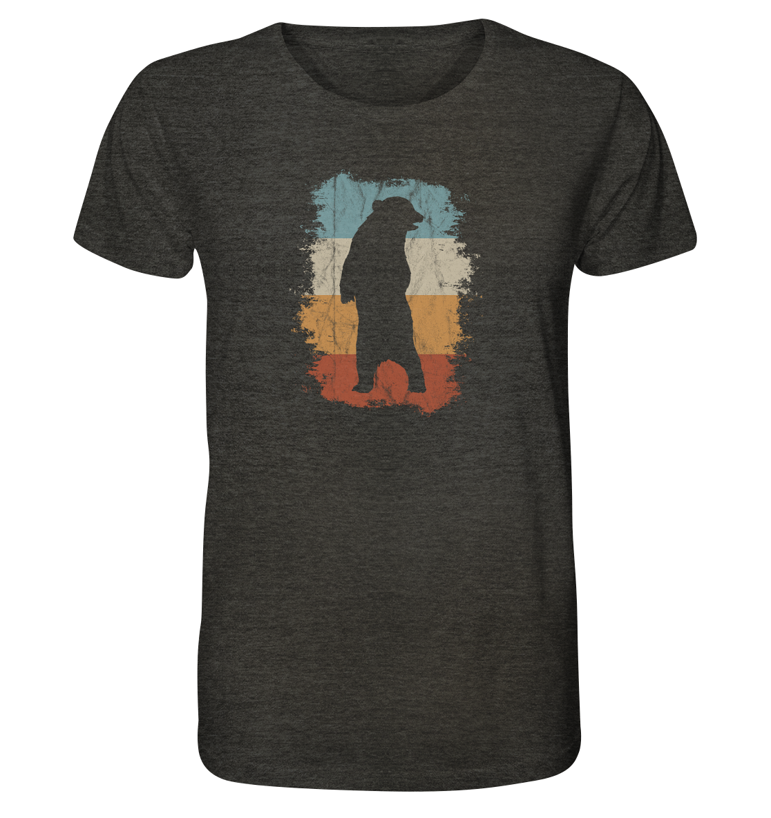Retro Bären-Silhouette - Organic Shirt