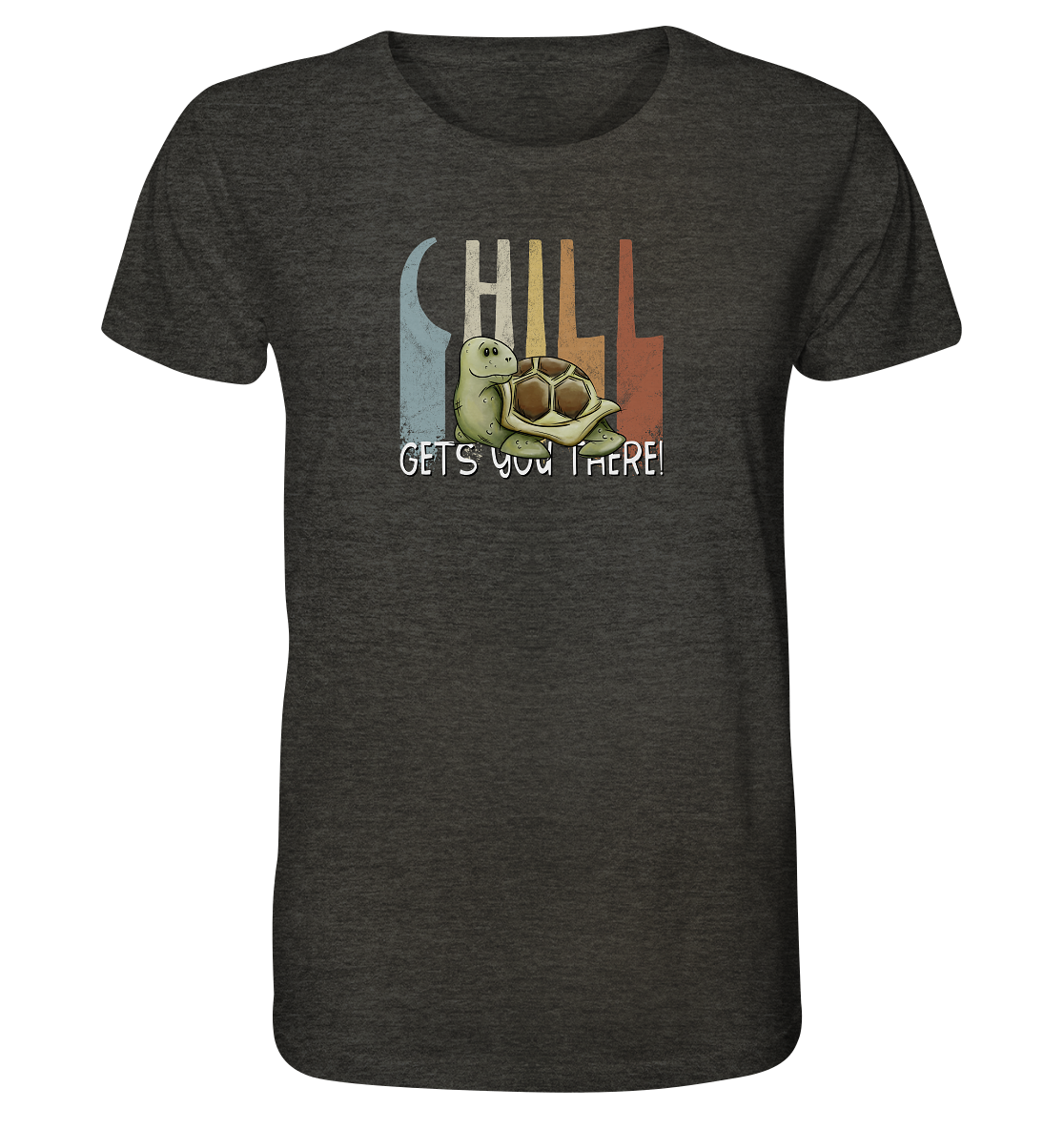 Gechillt gemütliche Schildkröte - Organic Shirt