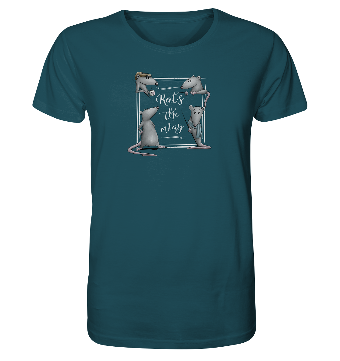 Rat’s The Way Kaffeehaus Ratten - Organic Shirt