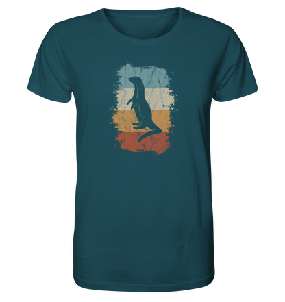 Retro Otter Fischotter Silhouette - Organic Shirt