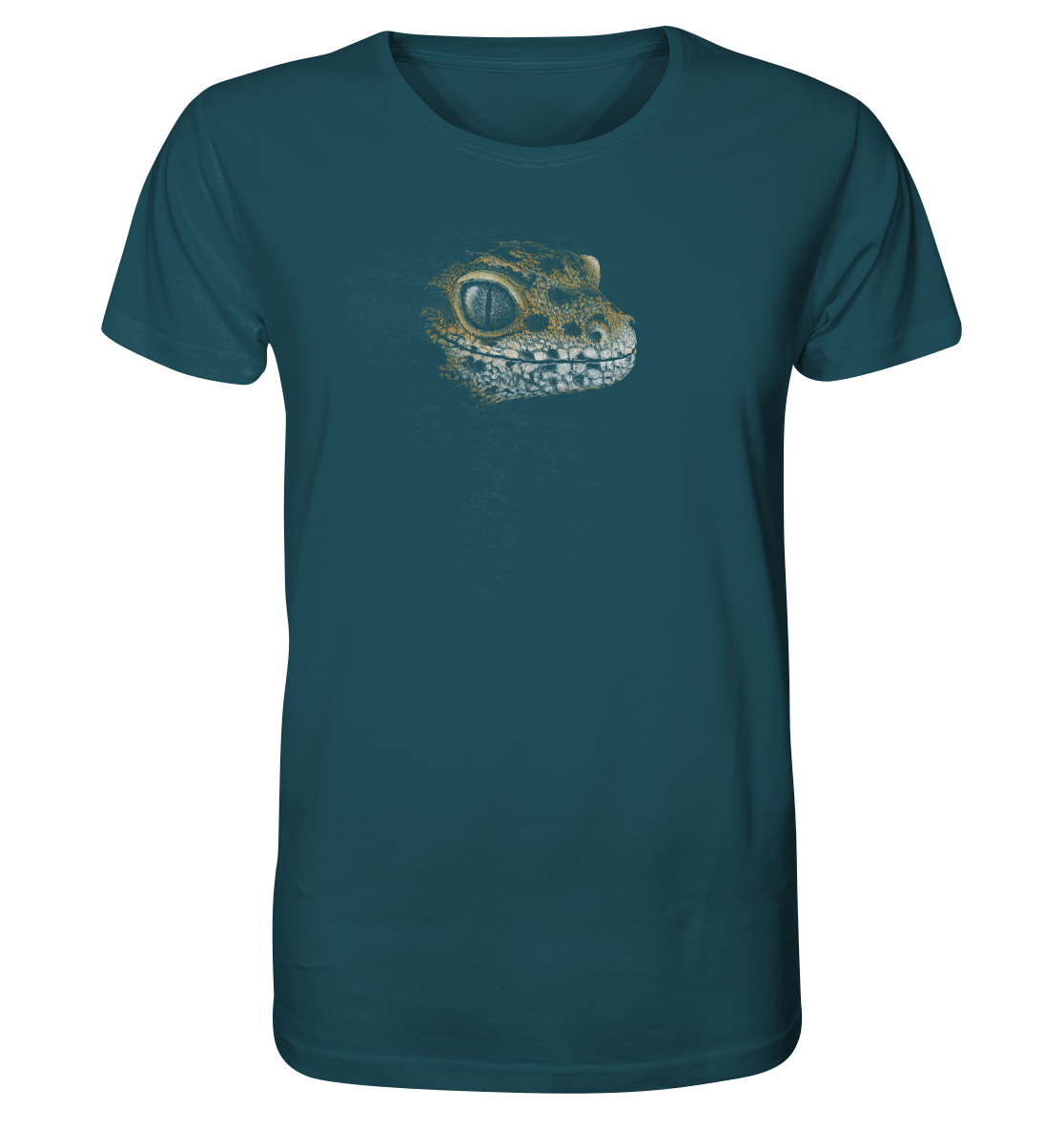 Leopard Gecko Skizze Kritzelkunst - Organic Shirt