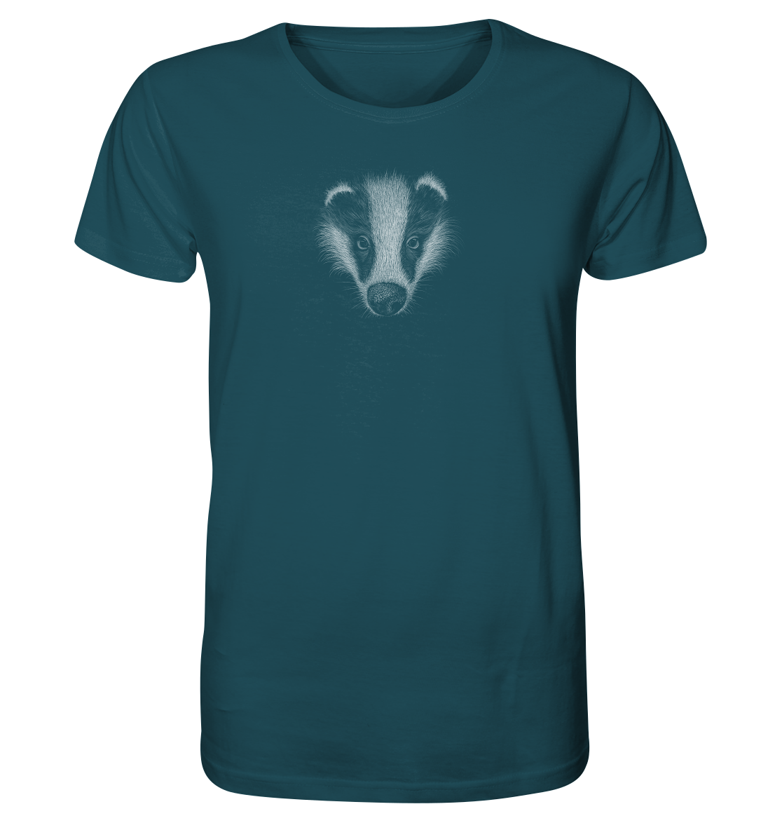Kritzel-Kunst Dachs Illustration - Organic Shirt