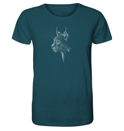 Luchs Kritzelkunst Wildkatze Illustration - Organic Shirt