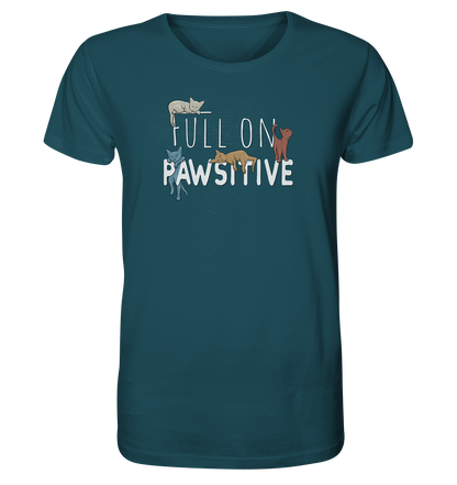 Full On Pawsitive! Gechillte Katzen - Organic Shirt