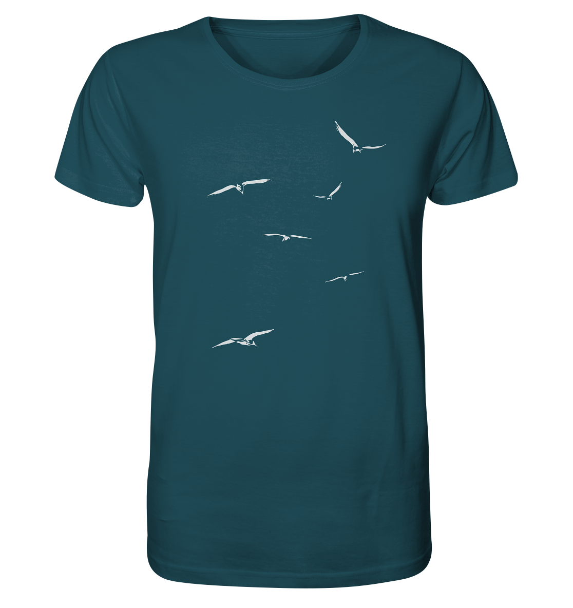 Vogelschwarm – Traum vom Fliegen - Organic Shirt