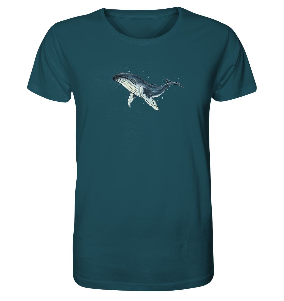 Tiefsee Ozean-Riese Buckelwal - Organic Shirt