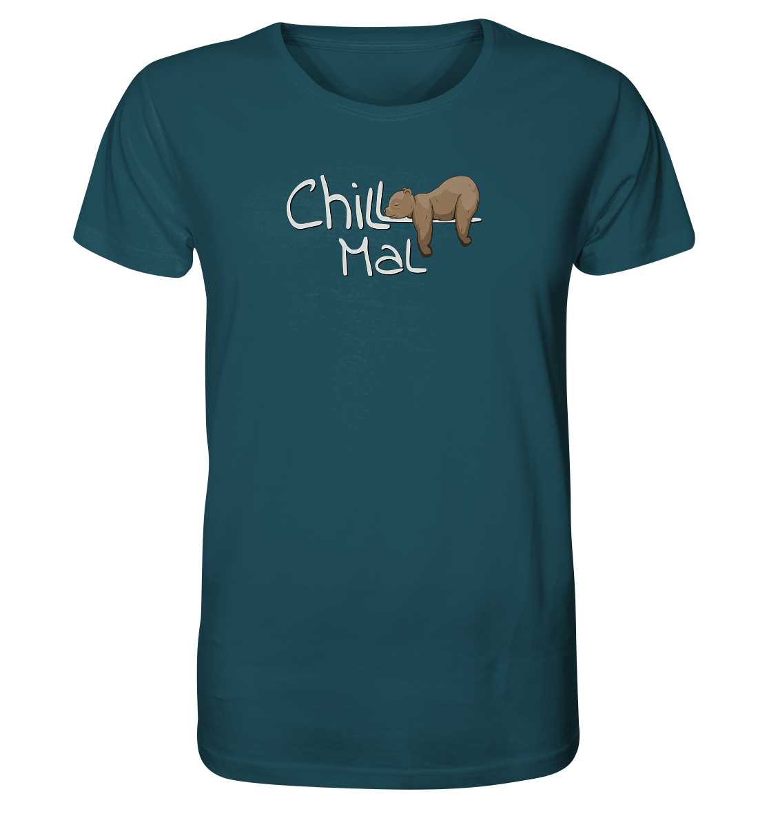 Chill Mal schläfriger Braunbär - Organic Shirt