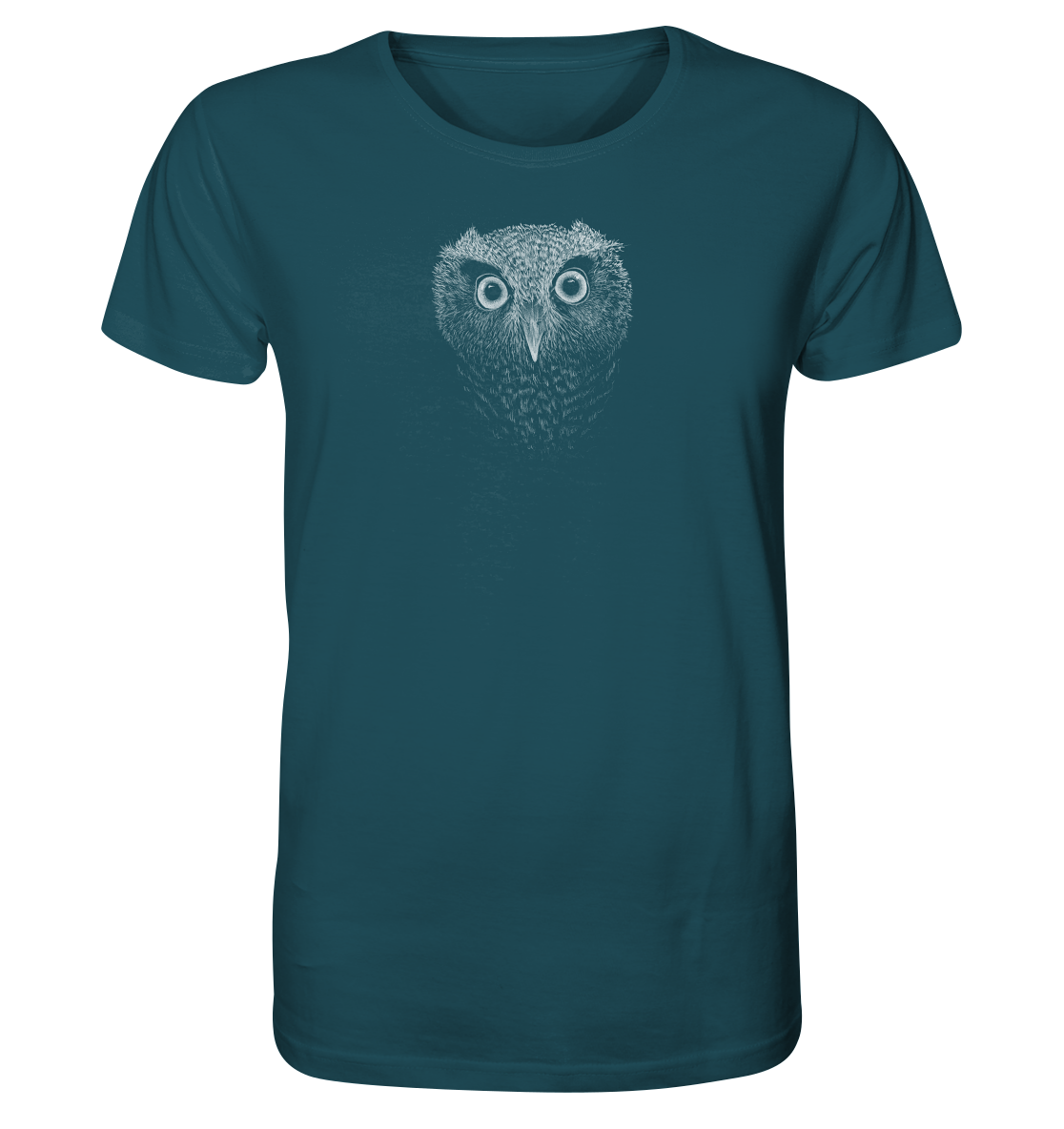 Eule Kritzelkunst Illustration - Organic Shirt