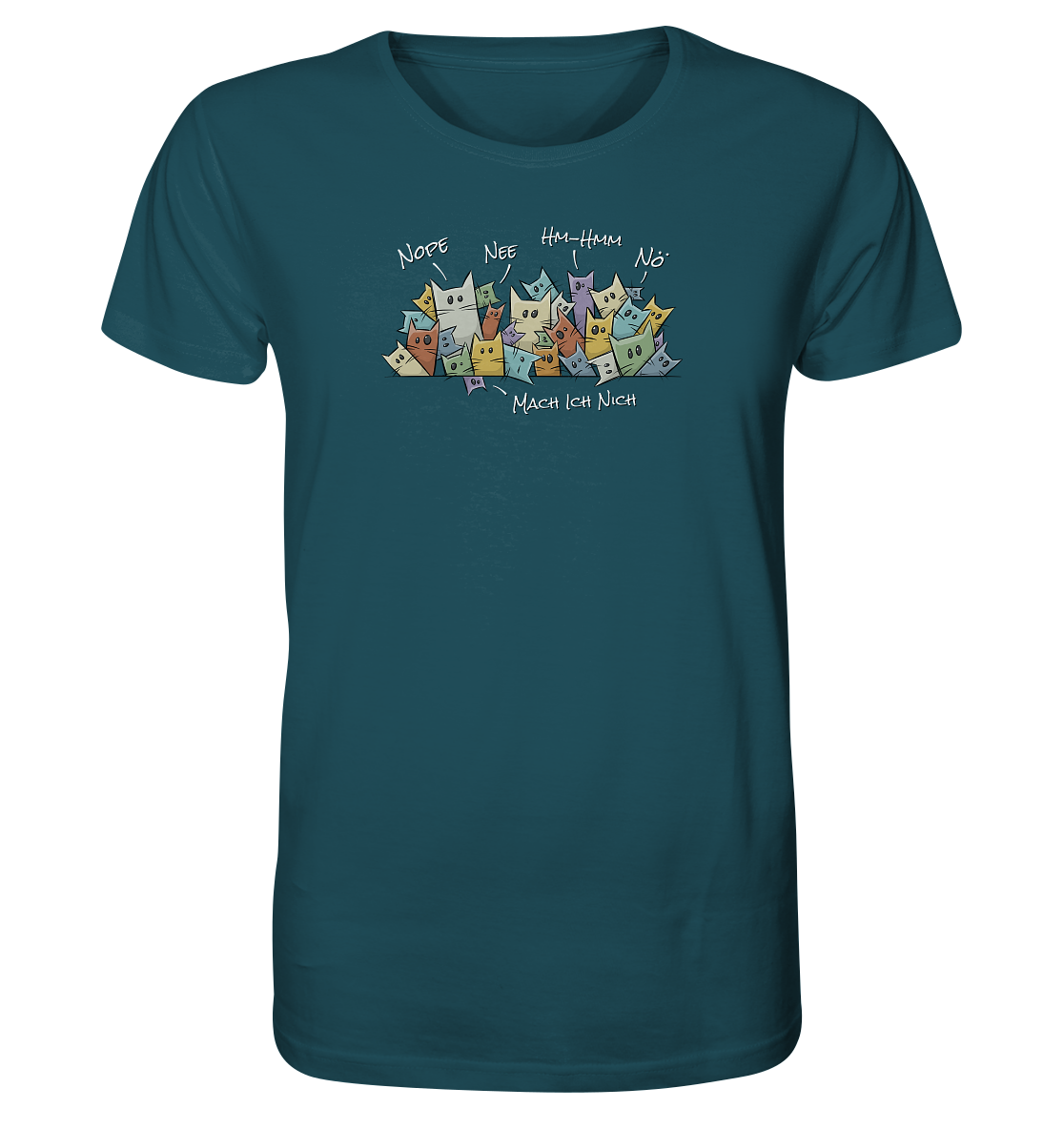 Nope, Nee, Nö Katzen - Organic Shirt