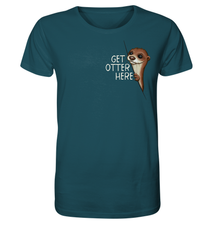 Get Otter Here | Lustiger Otter Kalauer - Organic Shirt