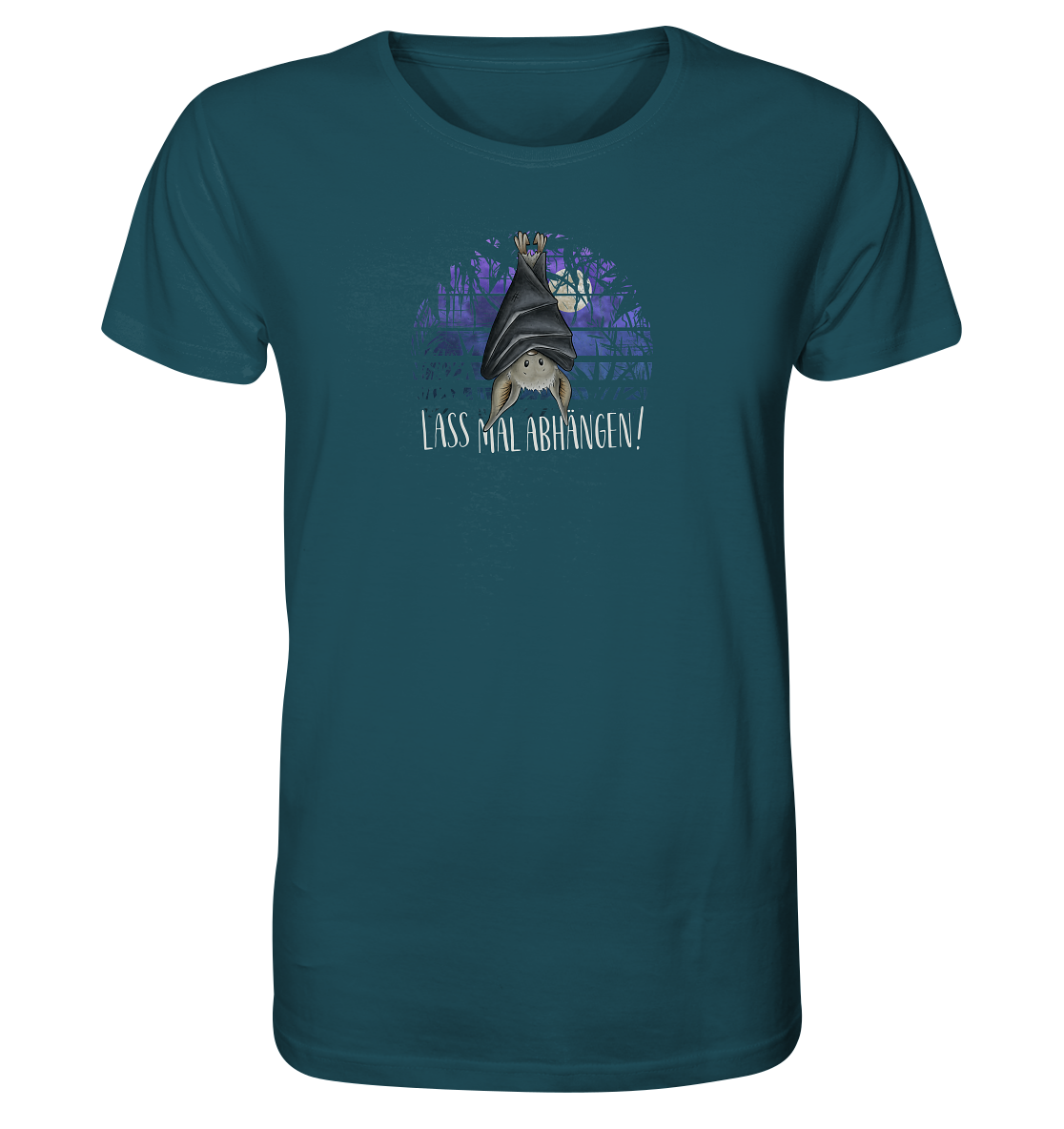 Lass mal abhängen Fledermaus - Organic Shirt