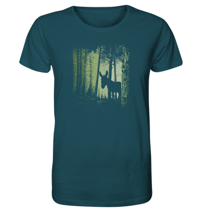Esel im Zwielicht-Wald - Organic Shirt