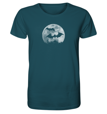 Fledermaus Silhouetten bei Vollmond - Organic Shirt