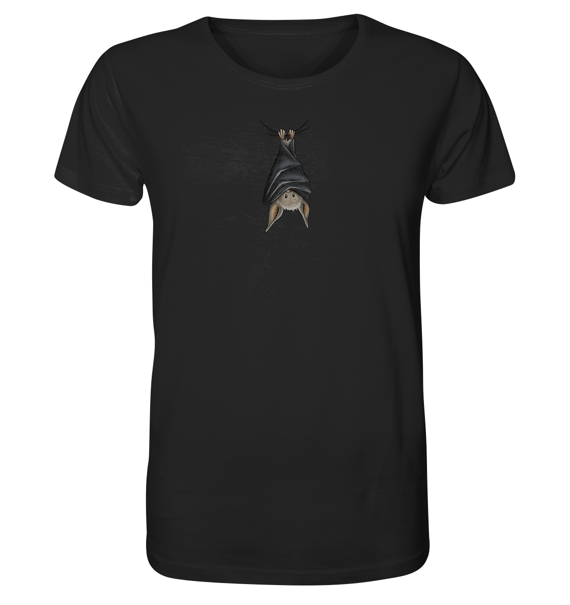 Lustig chillende Fledermaus - Organic Shirt