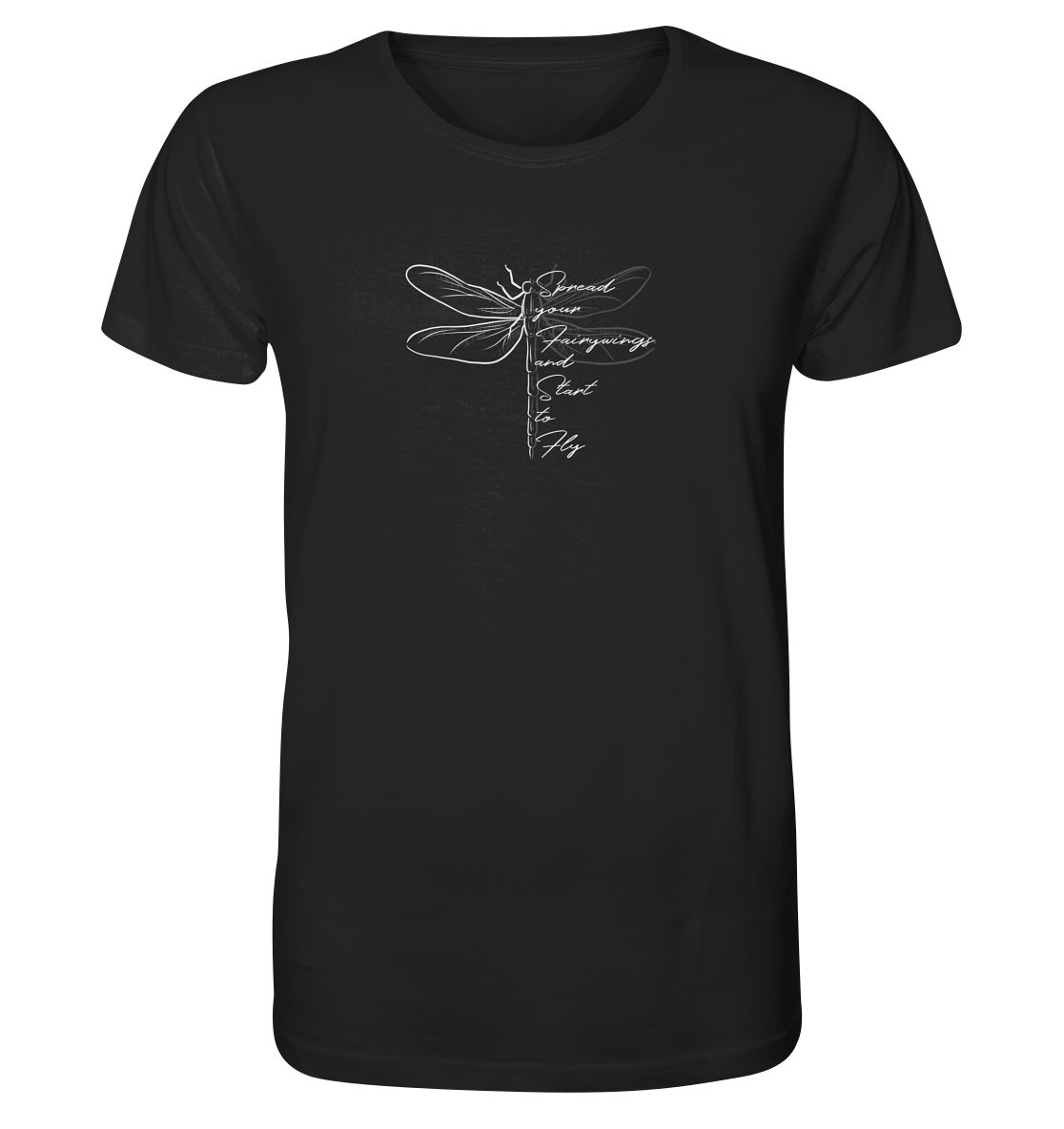Breite die Flügel aus und flieg los | Libelle - Organic Shirt
