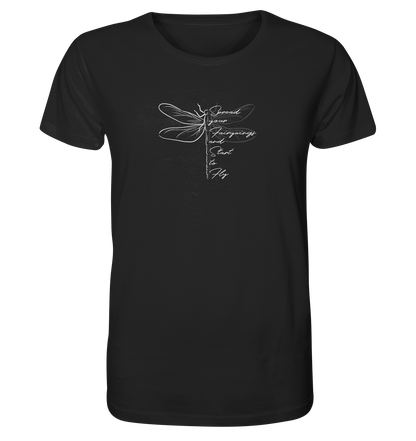 Breite die Flügel aus und flieg los | Libelle - Organic Shirt