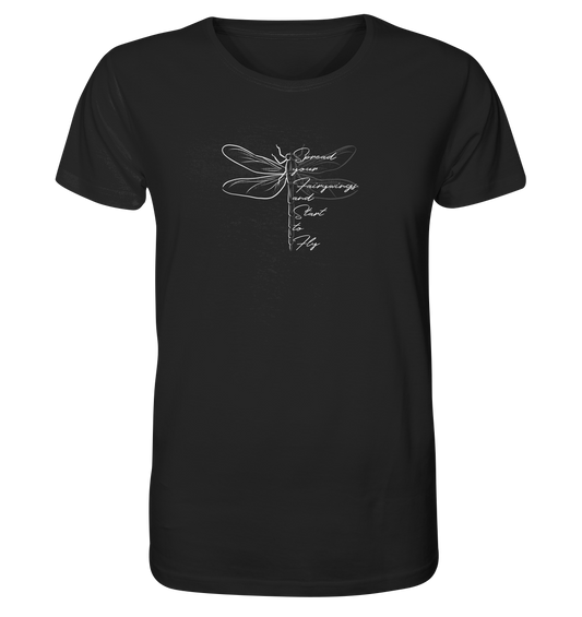 Breite die Flügel aus und flieg los | Libelle - Organic Shirt