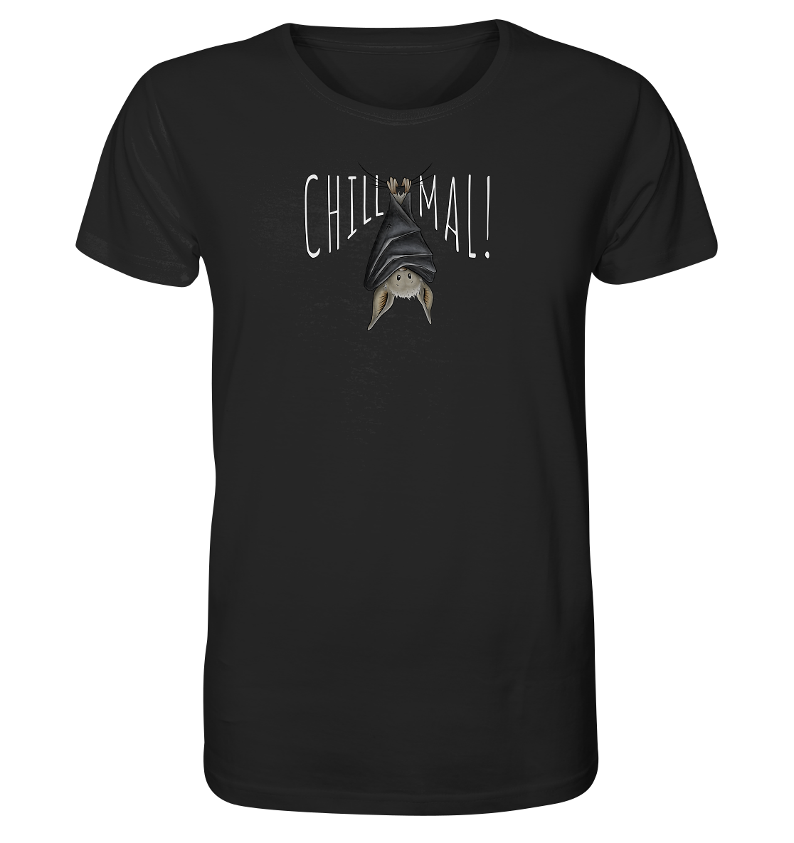 Chill Mal gemütliche Fledermaus - Organic Shirt