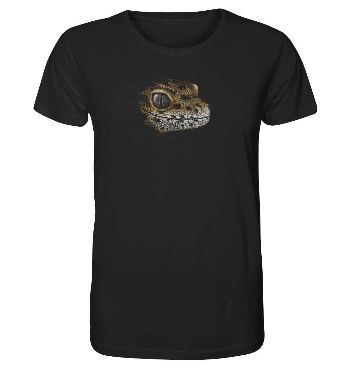 Leopard Gecko Skizze Kritzelkunst - Organic Shirt