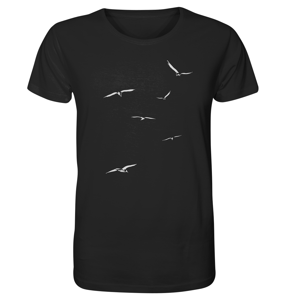 Vogelschwarm – Traum vom Fliegen - Organic Shirt