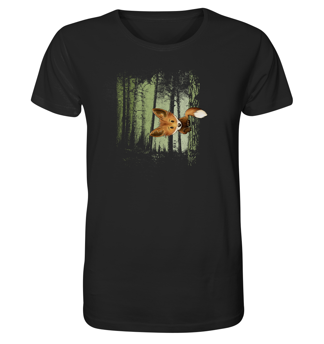 Fuchs im Zwielicht-Wald - Organic Shirt