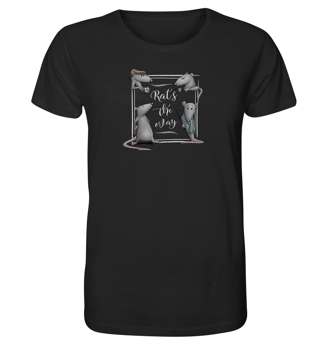 Rat’s The Way Kaffeehaus Ratten - Organic Shirt