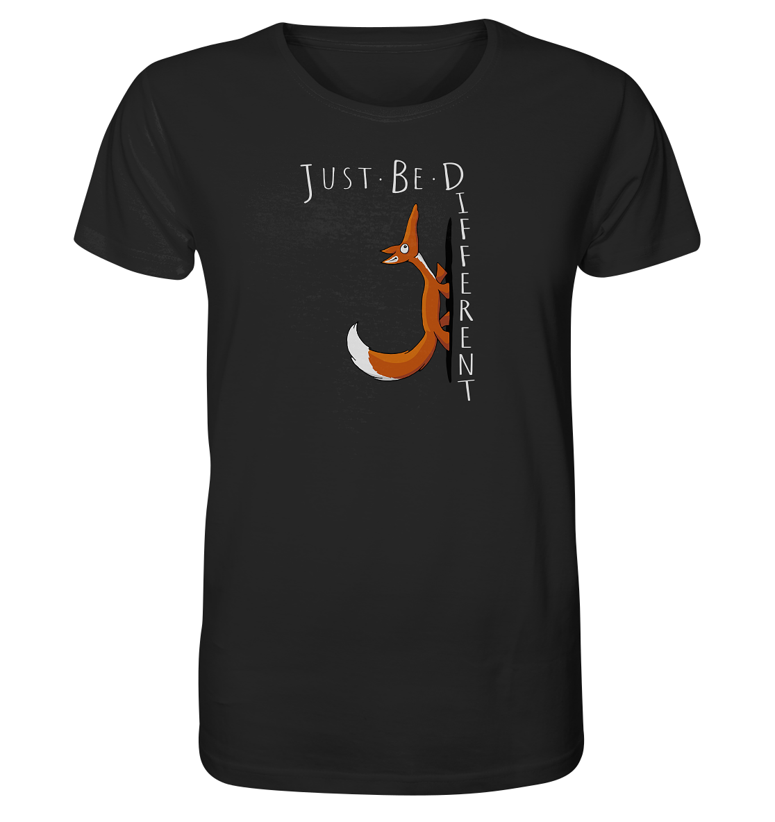 Just Be Different | Sei Anders, kleiner Fuchs - Organic Shirt