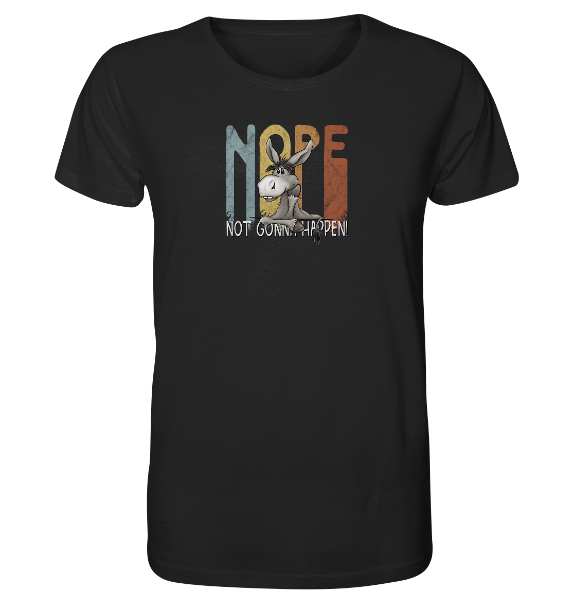 Nope | bockiger Esel - Organic Shirt