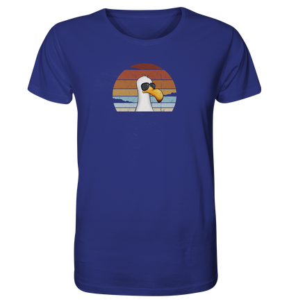 Cool lässige Retro Möwe - Organic Shirt