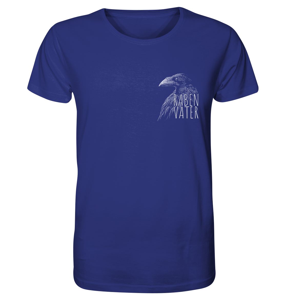 Rabenvater schwarzer Rabe Krähe - Organic Shirt