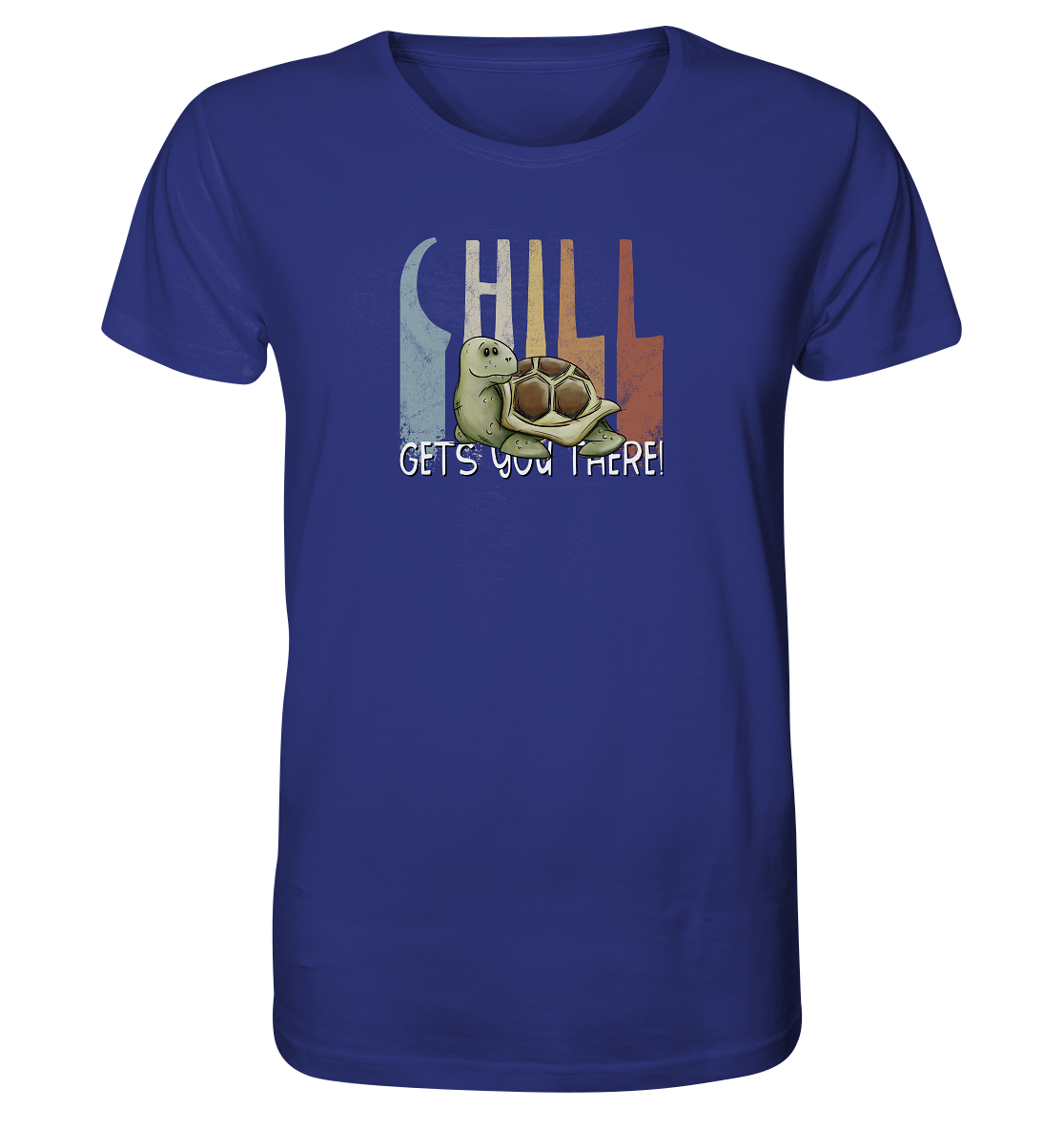 Gechillt gemütliche Schildkröte - Organic Shirt
