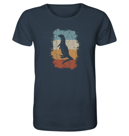 Retro Otter Fischotter Silhouette - Organic Shirt