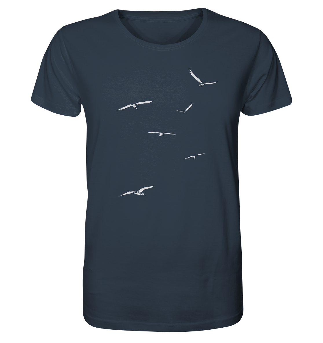 Vogelschwarm – Traum vom Fliegen - Organic Shirt