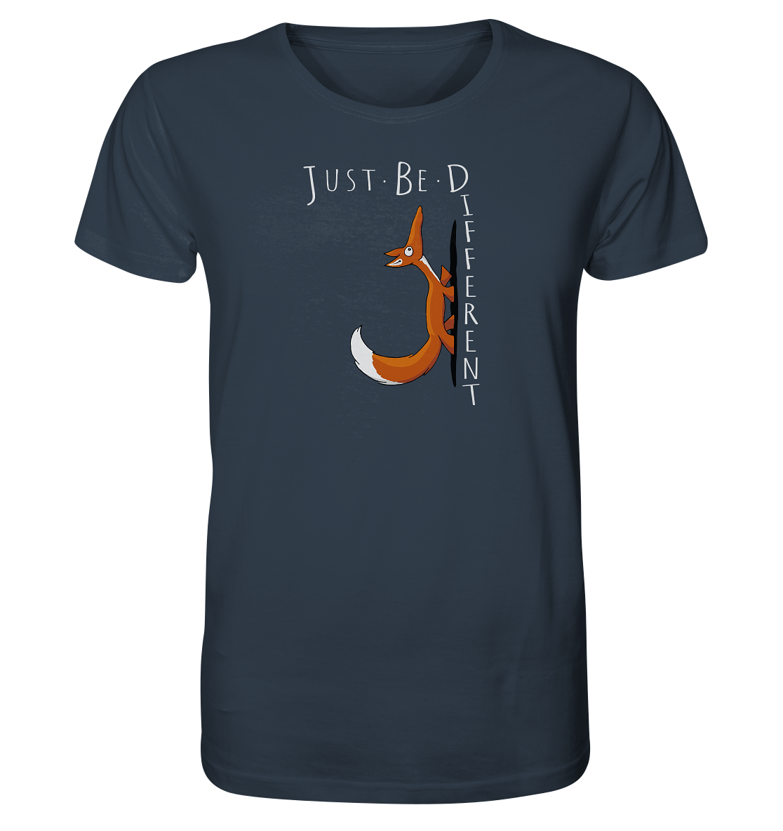 Just Be Different | Sei Anders, kleiner Fuchs - Organic Shirt