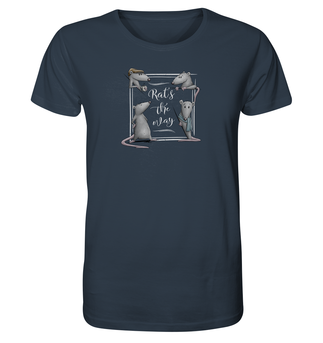 Rat’s The Way Kaffeehaus Ratten - Organic Shirt