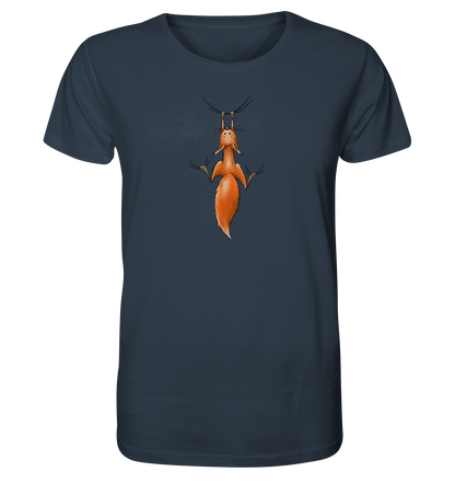 Rotes Eichhörnchen hängt ab - Organic Shirt