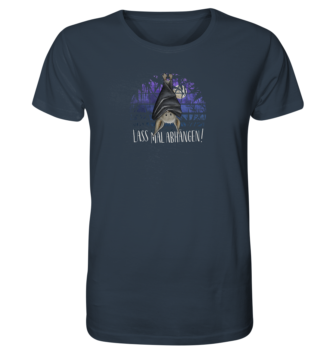Lass mal abhängen Fledermaus - Organic Shirt