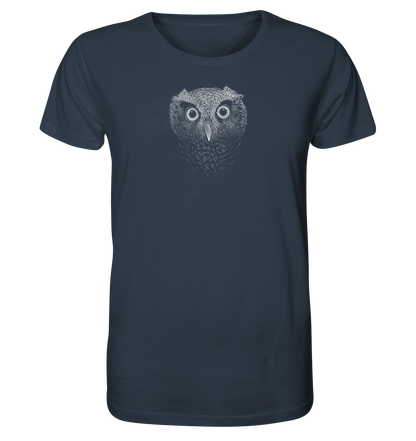 Eule Kritzelkunst Illustration - Organic Shirt