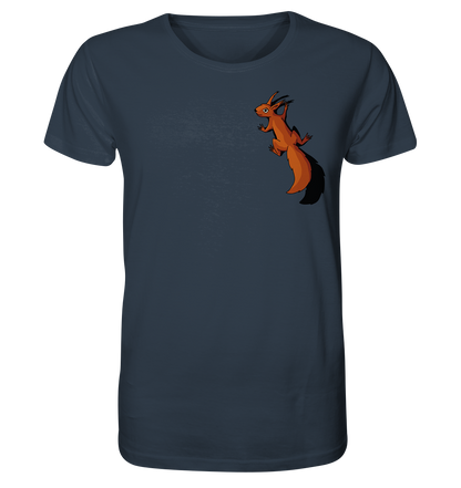 Süßes Eichhörnchen klettert - Organic Shirt
