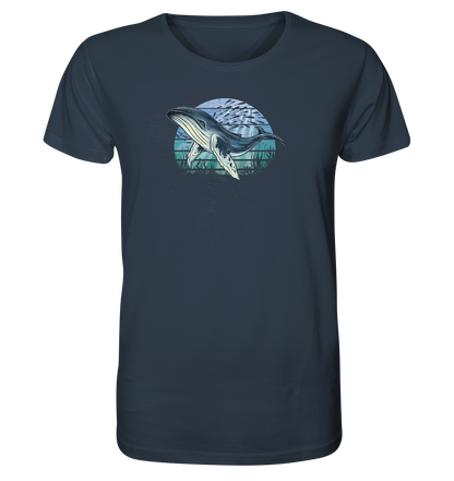 Retro Unterwasser Buckelwal - Organic Shirt