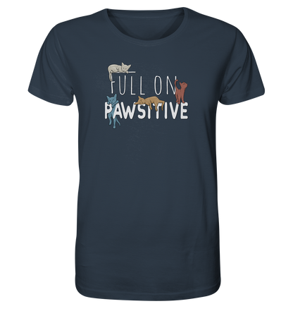 Full On Pawsitive! Gechillte Katzen - Organic Shirt