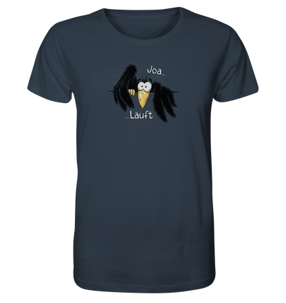 Joa Läuft Krähe gechillter Rabe - Organic Shirt