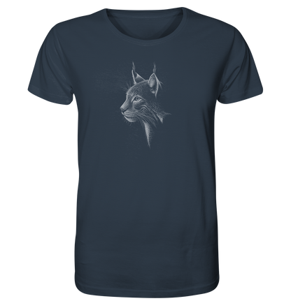 Luchs Kritzelkunst Wildkatze Illustration - Organic Shirt