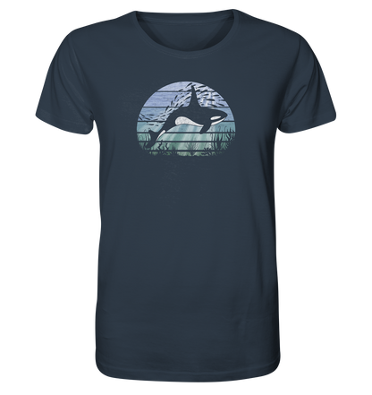Retro Tiefsee Schwertwal Orca - Organic Shirt