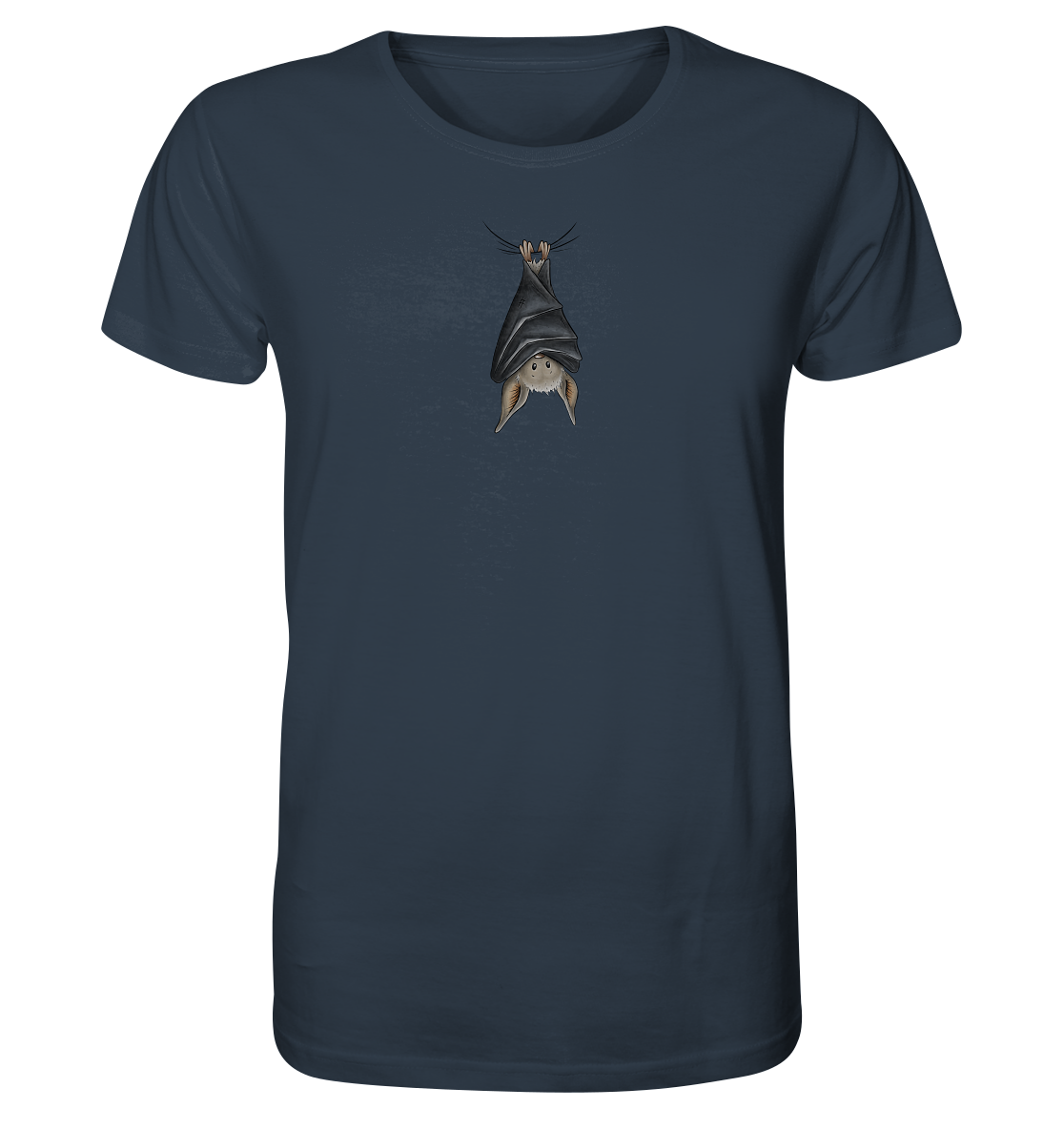 Lustig chillende Fledermaus - Organic Shirt