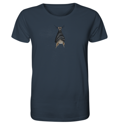 Lustig chillende Fledermaus - Organic Shirt