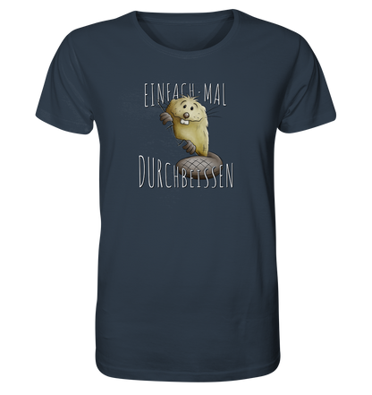 Einfach mal Durchbeissen Biber - Organic Shirt